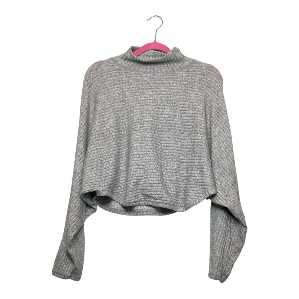 Women’s Anthropologie Pilcro Cozy Ribbed Turtleneck Batwing Pullover, size small